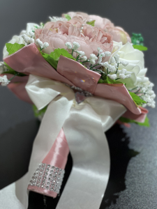 Buchete - Buchet bujori din matase