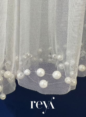 Voal mediu cu perlute [1]