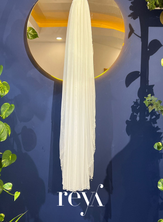 Voal mediu cu perlute [0]