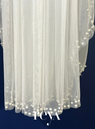 Voal mediu cu perlute [2]