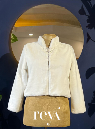 Jachete mireasa - Jacheta blana BN43