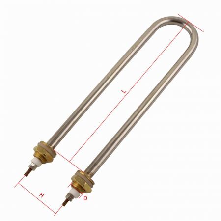 Rezistenta electrica de incalzire Tip U 2KW 240mmxM16 Inox 2000W [1]