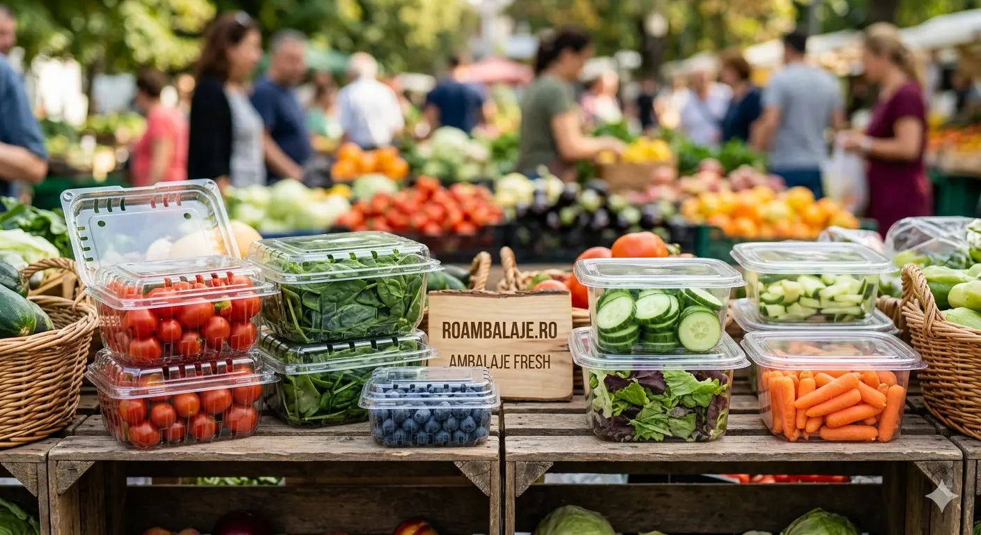 Cutii PET pentru fructe și legume: Capac încorporat sau capac separat?