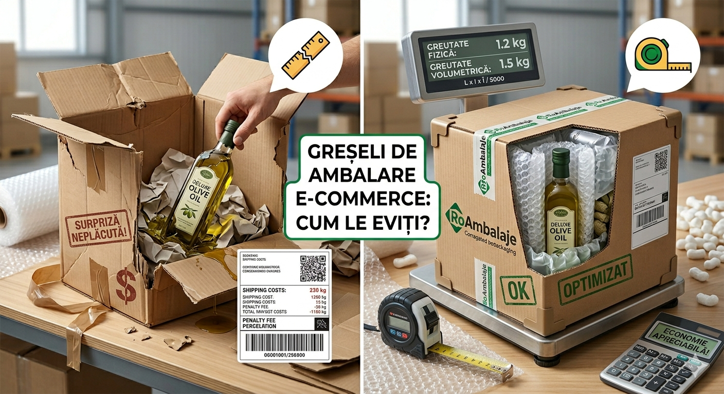 Ghid: Cum calculezi greutatea volumetrică și cum eviți taxele "surpriză" de la curier