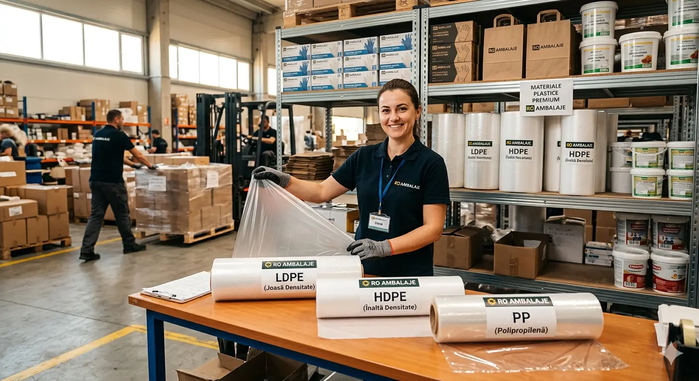 LDPE, HDPE și PP: Ghidul complet al materialelor din care sunt făcute ambalajele tale