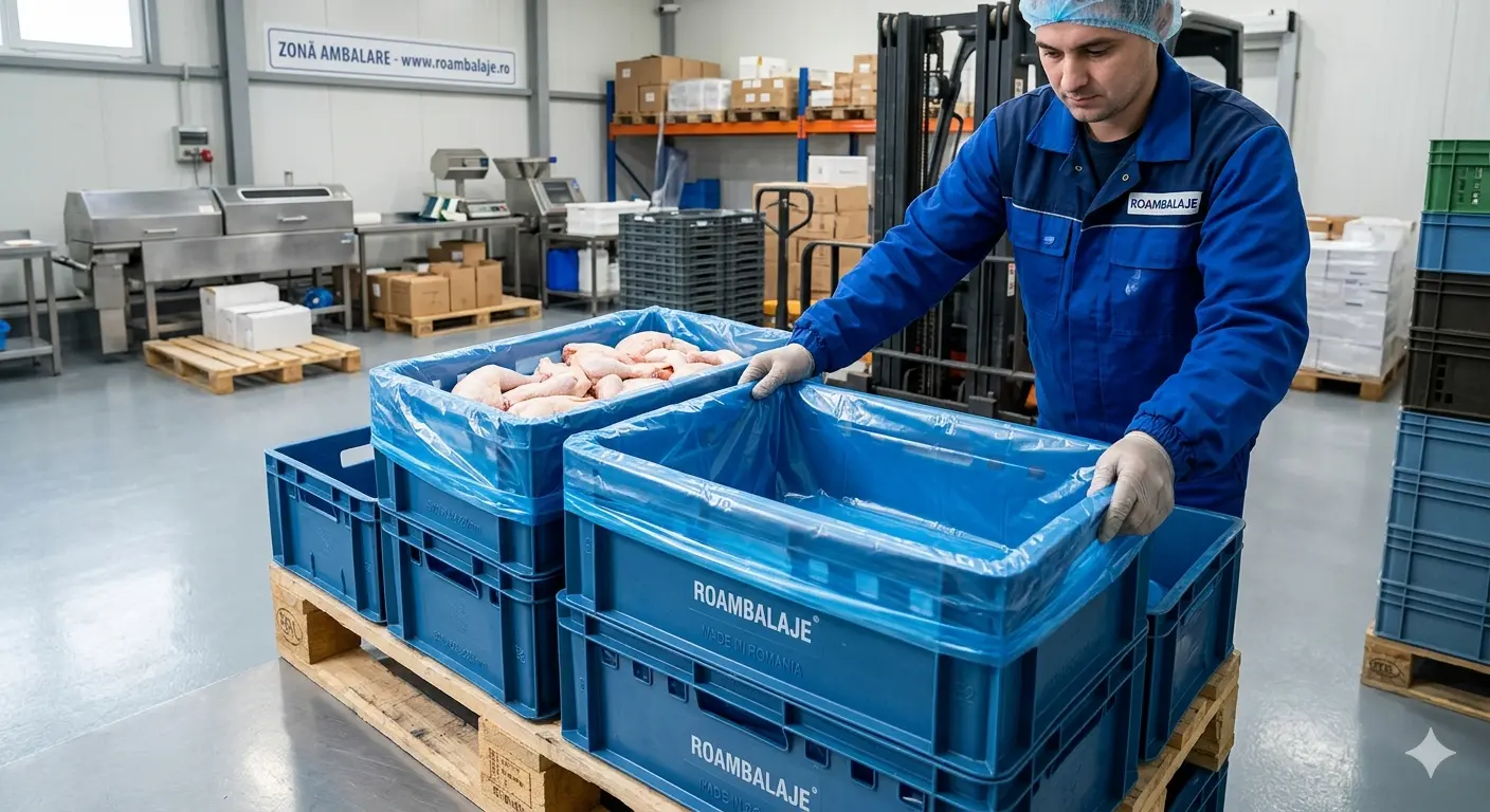 Sacii pentru navete(lăzi): Secretul pentru o logistică igienică și eficientă