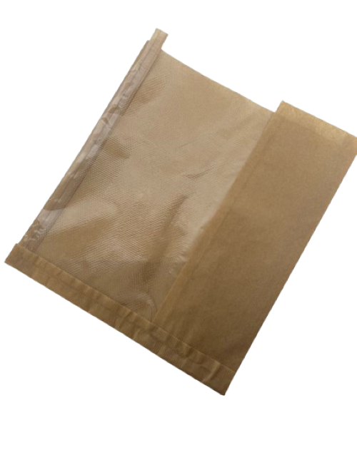 PUNGI DIN HARTIE CU FEREASTRA BOPP, 100 buc/set [4]