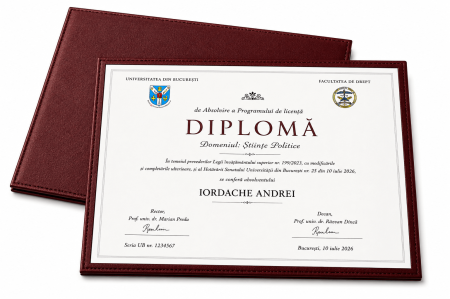 Diplome Suport Piele/Catifea - Diploma suport piele