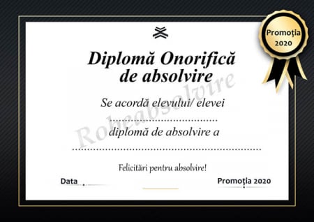 Diplome de Absolvire - Diplome de absolvire
