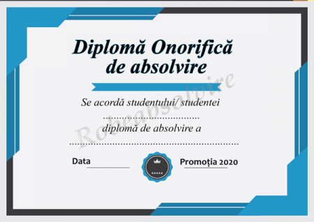 Diplome de Absolvire - Diplome de absolvire