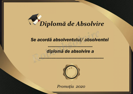 Diplome de Absolvire - Diplome de absolvire