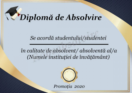 Diplome de Absolvire - Diplome de absolvire