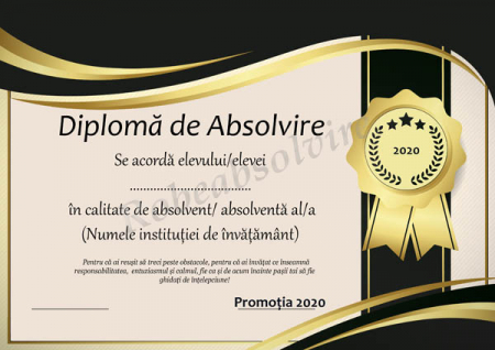 Diplome de Absolvire - Diplome de absolvire