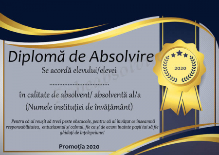 Diplome de Absolvire - Diplome de absolvire