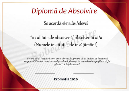 Diplome de Absolvire - Diplome de absolvire