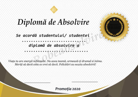 Diplome de Absolvire - Diplome de absolvire