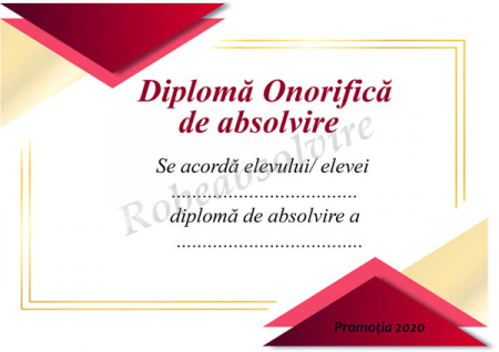 Diplome de Absolvire - Diplome de absolvire