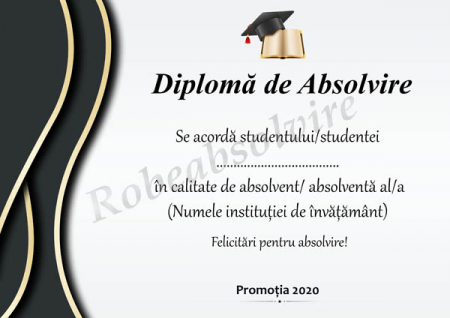 Diplome de Absolvire - Diplome de absolvire