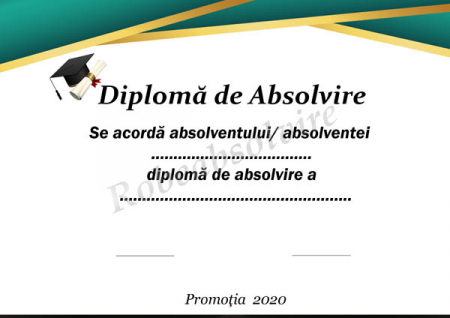 Diplome de Absolvire - Diplome de absolvire