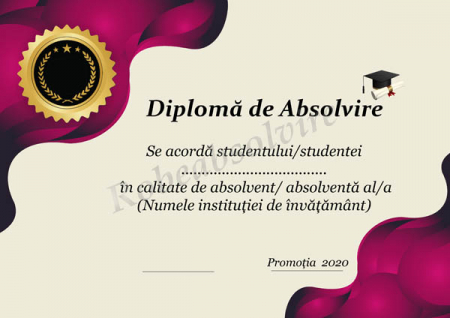 Diplome de Absolvire - Diplome de absolvire