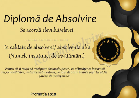 Diplome de Absolvire - Diplome de absolvire