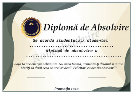 Diplome de Absolvire - Diplome de absolvire