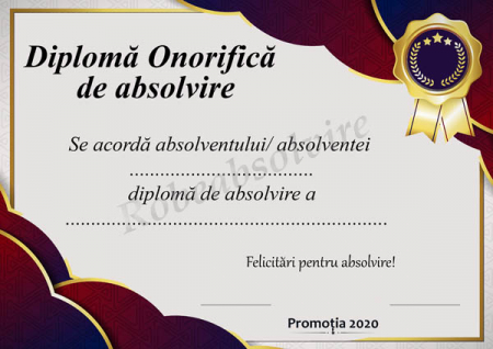 Diplome de Absolvire - Diplome de absolvire