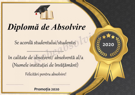 Diplome de Absolvire - Diplome de absolvire