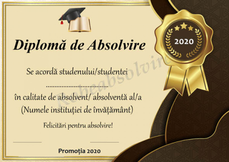 Diplome de Absolvire - Diplome de absolvire