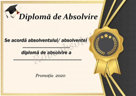 Diplome de Absolvire - Diplome de absolvire