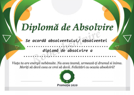 Diplome de Absolvire - Diplome de absolvire