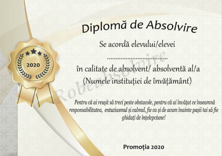 Diplome de Absolvire - Diplome de absolvire