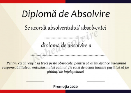 Diplome de Absolvire - Diplome de absolvire