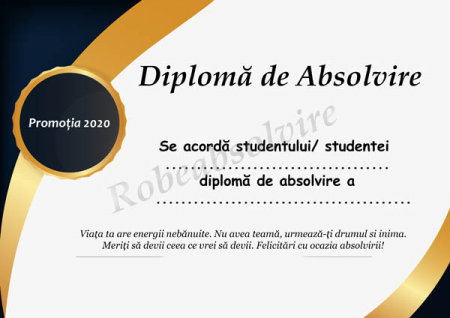 Diplome de Absolvire - Diplome de absolvire