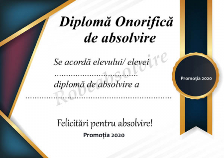 Diplome de Absolvire - Diplome de absolvire