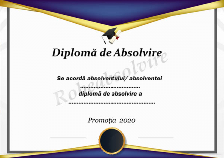Diplome de Absolvire - Diplome de absolvire