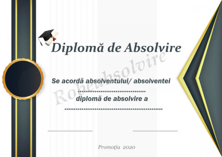 Diplome de Absolvire - Diplome de absolvire