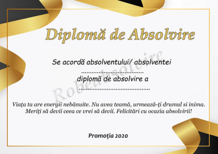 Diplome de Absolvire - Diplome de absolvire