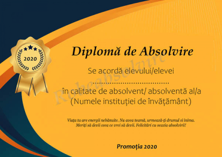 Diplome de Absolvire - Diplome de absolvire