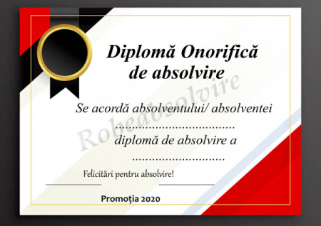 Diplome de Absolvire - Diplome de absolvire