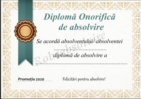Diplome de Absolvire - Diplome de absolvire