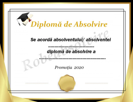 Diplome de Absolvire - Diplome de absolvire