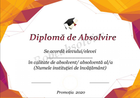 Diplome de Absolvire - Diplome de absolvire