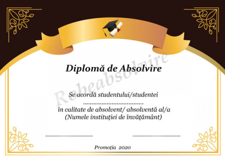 Diplome de Absolvire - Diplome de absolvire