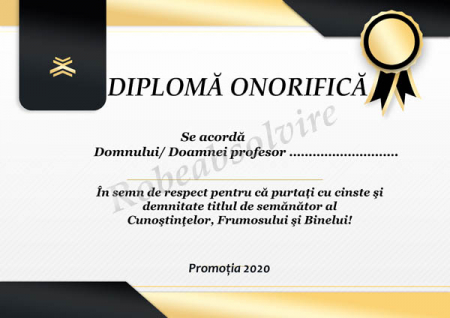 Diplome Onorifice Profesori - Diplome onorifice