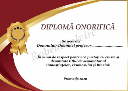 Diplome Onorifice Profesori - Diplome onorifice
