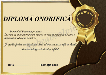 Diplome Onorifice Profesori - Diplome onorifice