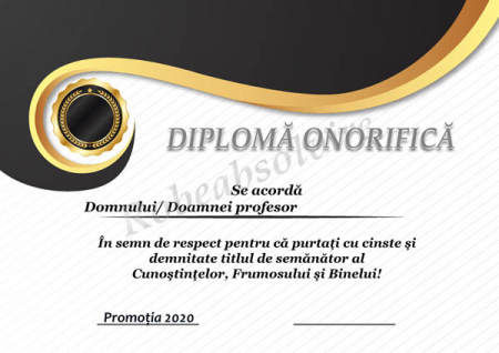 Diplome Onorifice Profesori - Diplome onorifice