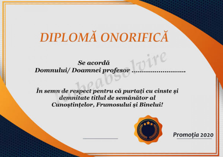 Diplome Onorifice Profesori - Diplome onorifice