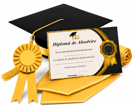 Toca, Esarfa, Cocarda si Diploma - robe absolvire